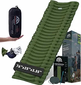 Gear Doctors® Ether 17.5oz Ultralight Camping Sleeping Pad – Backpacking Air Mattress – Camping Mattress Pad – Compact I